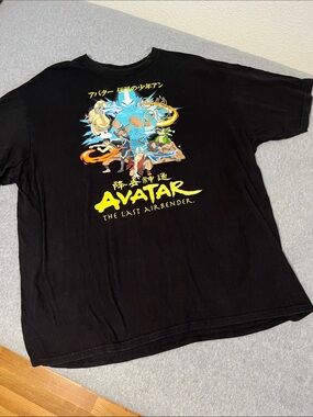 Nickelodeon Avatar Graphic Tshirt XXL Black